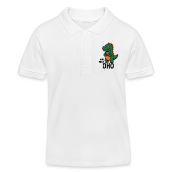 Petit mais puissant - Polo enfant bio Stanley/Stella - blanc - Devant