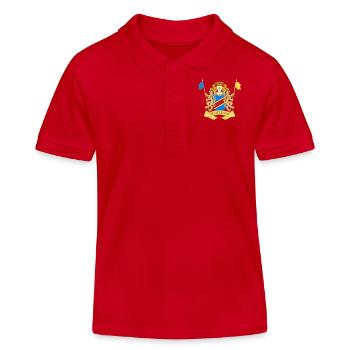 BLASON RDC - Polo enfant bio Stanley/Stella - rouge - Devant