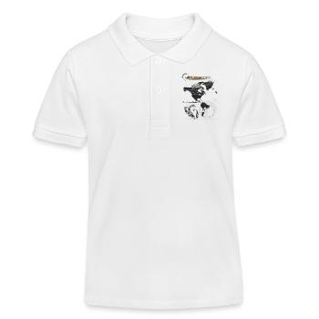 Zeichen Schütze - Kinder Organic Poloshirt Mini Sprinter von Stanley/Stella - Weiß - Vorne