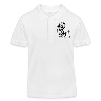 sensemann_01 - Kinder Organic Poloshirt Mini Sprinter von Stanley/Stella - Weiß - Vorne