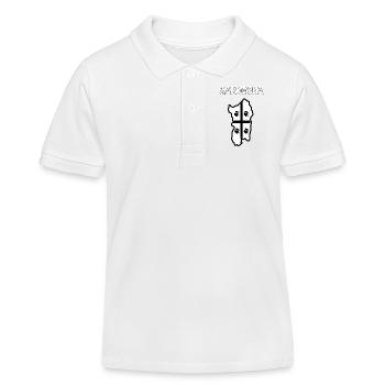 Sardinien - Kinder Organic Poloshirt Mini Sprinter von Stanley/Stella - Weiß - Vorne