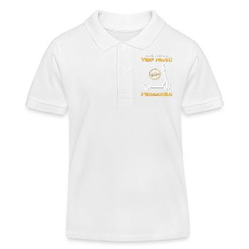 Pensioner pension mobile - Kids Organic Polo Shirt by Stanley/Stella - white - Front