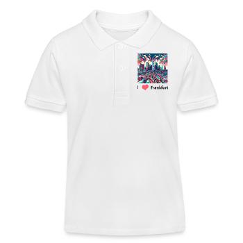 frankfurt - Kinder Organic Poloshirt Mini Sprinter von Stanley/Stella - Weiß - Vorne