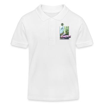 Beaverly Hills - Polo enfant bio Stanley/Stella - blanc - Devant