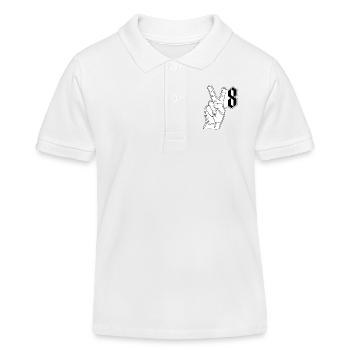 V Eight - Kids Organic Polo Shirt by Stanley/Stella - white - Front