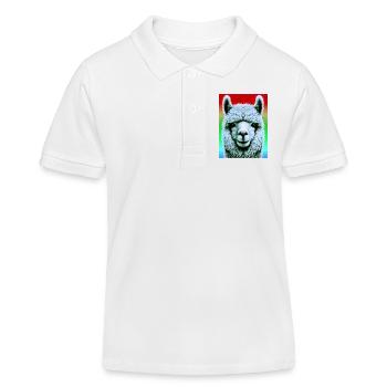 Alpaga - Polo enfant bio Stanley/Stella - blanc - Devant