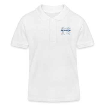 Learning Disability Nurse Medical Nurses Stylish - Kids Organic Polo Shirt by Stanley/Stella - white - Front