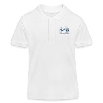 Accident & Emergency Nurse Medical Nurses Stylish - Kids Organic Polo Shirt by Stanley/Stella - white - Front