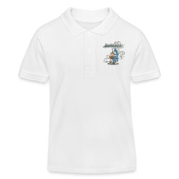 Augur Say's No - Kids Organic Polo Shirt by Stanley/Stella - white - Front