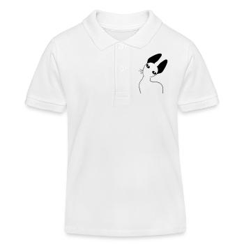 CORNISH REX - Kids Organic Polo Shirt by Stanley/Stella - white - Front