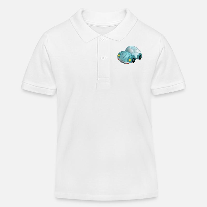 Auto - Kinder Organic Poloshirt Mini Sprinter von Stanley/Stella - Weiß