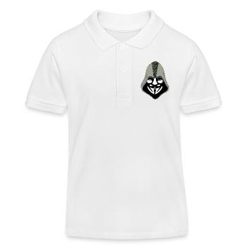Anonymous - Kids Organic Polo Shirt by Stanley/Stella - white - Front