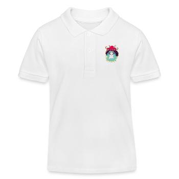 Leave Me Alone - Kids Organic Polo Shirt by Stanley/Stella - white - Front