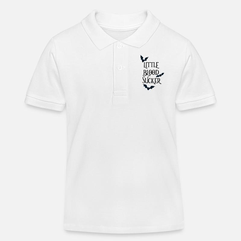 Petit suceur de sang - Polo enfant bio Stanley/Stella - blanc