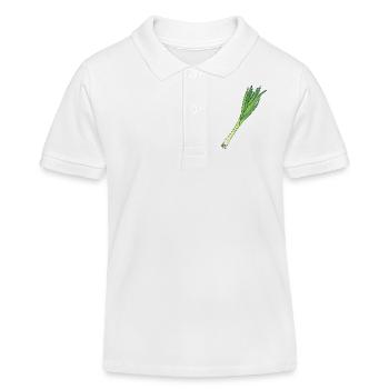Lauch - Kinder Organic Poloshirt Mini Sprinter von Stanley/Stella - Weiß - Vorne