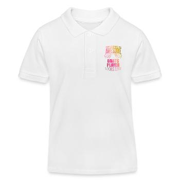 fléchettes - Polo enfant bio Stanley/Stella - blanc - Devant