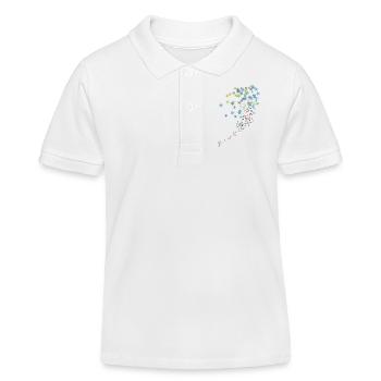 Starman - Kinder Organic Poloshirt Mini Sprinter von Stanley/Stella - Weiß - Vorne