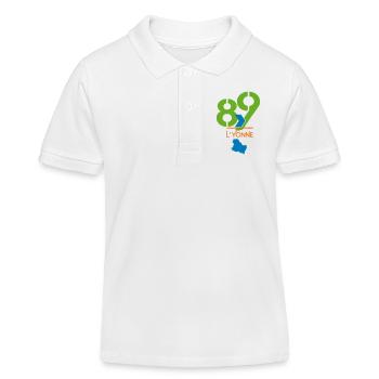 Logo 89 L'Yonne  - Polo enfant bio Stanley/Stella - blanc - Devant