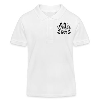 Design Easter Boy - Polo enfant bio Stanley/Stella - blanc - Devant