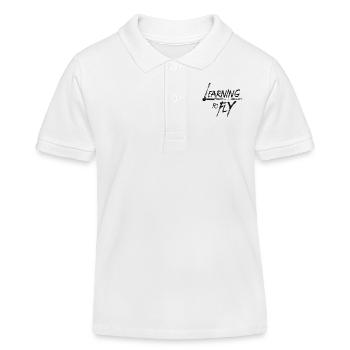 Learning to fly Fliegen Flugzeug Pilot Flieger - Kinder Organic Poloshirt Mini Sprinter von Stanley/Stella - Weiß - Vorne