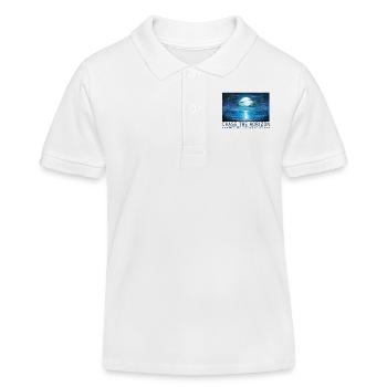 À la poursuite de l’horizon Dicton Dicton Devise - Polo enfant bio Stanley/Stella - blanc - Devant