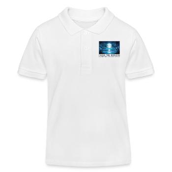 À la poursuite de l’horizon Dicton Dicton Devise - Polo enfant bio Stanley/Stella - blanc - Devant