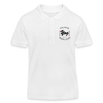 You have been loved - Kinder Organic Poloshirt Mini Sprinter von Stanley/Stella - Weiß - Vorne
