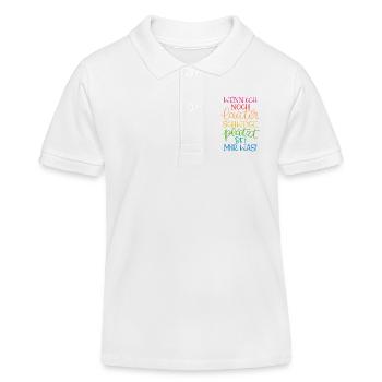 Lauter Schweigen Regenbogen - Kinder Organic Poloshirt Mini Sprinter von Stanley/Stella - Weiß - Vorne