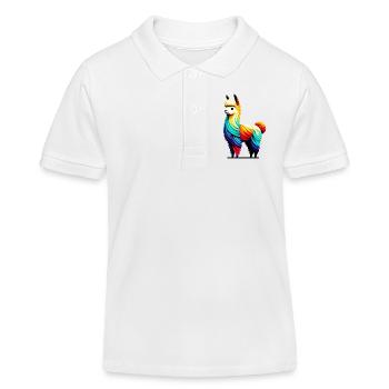 Alpaga - Polo enfant bio Stanley/Stella - blanc - Devant