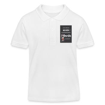 So blöd – ich könnte Präsident werden - Kinder Organic Poloshirt Mini Sprinter von Stanley/Stella - Weiß - Vorne
