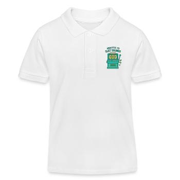 Automate - Polo enfant bio Stanley/Stella - blanc - Devant