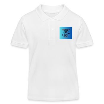 3D Druck - Kinder Organic Poloshirt Mini Sprinter von Stanley/Stella - Weiß - Vorne