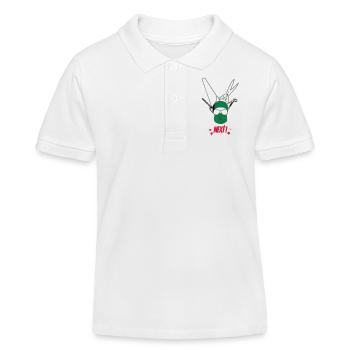Chirurg - Kinder Organic Poloshirt Mini Sprinter von Stanley/Stella - Weiß - Vorne
