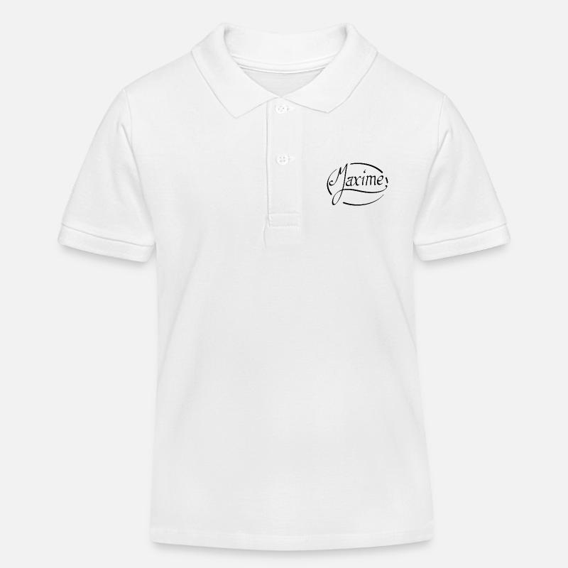 Maxime - Polo enfant bio Stanley/Stella - blanc
