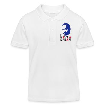 MARTIN LUTHER KING - Kinder Organic Poloshirt Mini Sprinter von Stanley/Stella - Weiß - Vorne