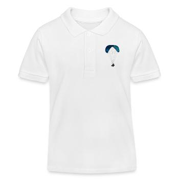 Paragliding - Kids Organic Polo Shirt by Stanley/Stella - white - Front