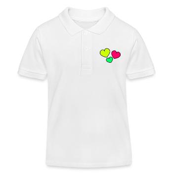 ICH HABE GERADE GEHEIRATET. Junggesellinnenabschied. VALENTINSTAG. PAAR. LIEBE - Kinder Organic Poloshirt Mini Sprinter von Stanley/Stella - Weiß - Vorne