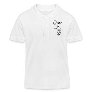 Kurti Na Ballone - Polo enfant bio Stanley/Stella - blanc - Devant