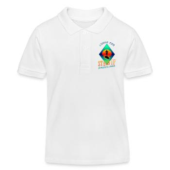 Stand Up Paddle - Polo enfant bio Stanley/Stella - blanc - Devant