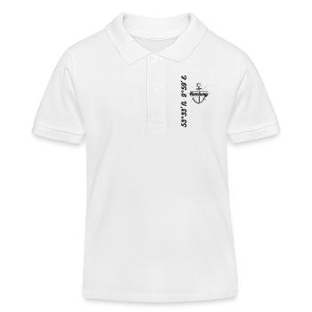 Hambourg coordonne les vêtements à motifs - Polo enfant bio Stanley/Stella - blanc - Devant