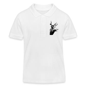 BRÜLLEN - Kinder Organic Poloshirt Mini Sprinter von Stanley/Stella - Weiß - Vorne
