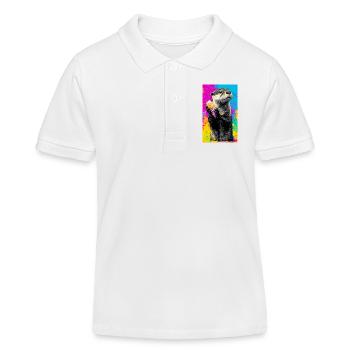 Otter - Kinder Organic Poloshirt Mini Sprinter von Stanley/Stella - Weiß - Vorne