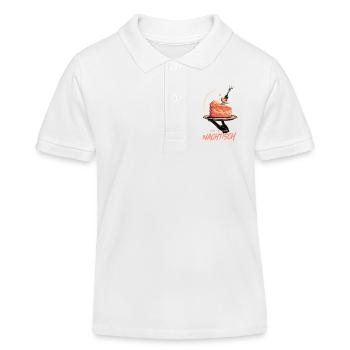Himmel zum Nachtisch – Wolkenkuchen - Kinder Organic Poloshirt Mini Sprinter von Stanley/Stella - Weiß - Vorne