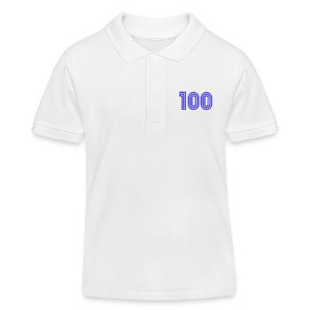 HAPPY BIRTHDAY. HAPPY BIRTHDAY. ANNIVERSARY. - Kids Organic Polo Shirt by Stanley/Stella - white - Front