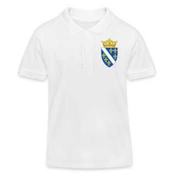 GRB KRALJEVINE BOSNE I HERCERGOVINE / Bosnie - Polo enfant bio Stanley/Stella - blanc - Devant
