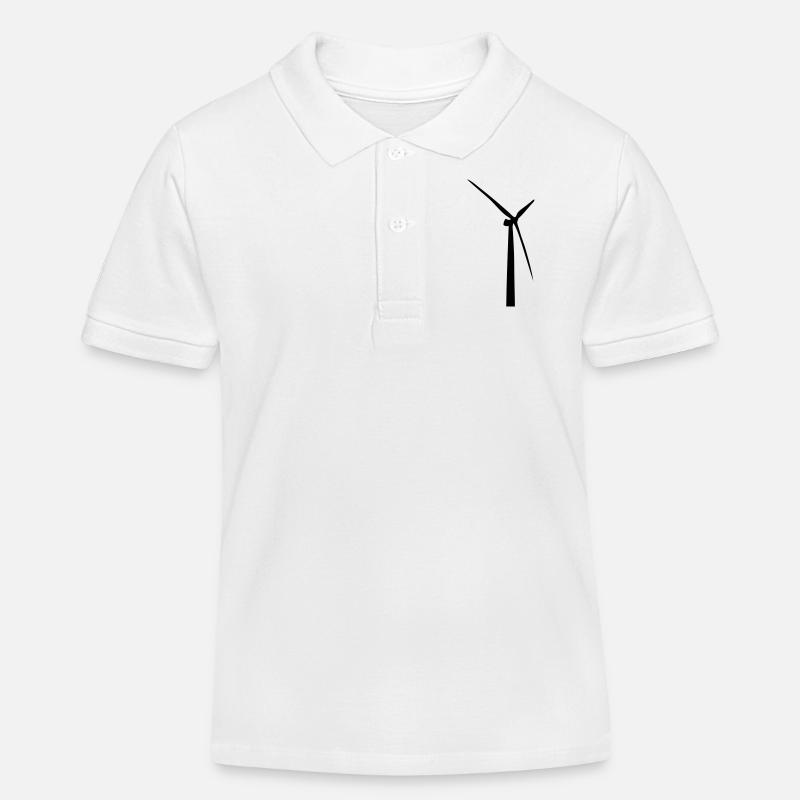 Windrad - Kinder Organic Poloshirt Mini Sprinter von Stanley/Stella - Weiß
