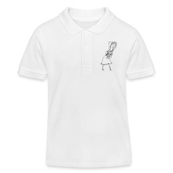SERBSKA JANKA - kontur - - Kinder Organic Poloshirt Mini Sprinter von Stanley/Stella - Weiß - Vorne