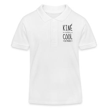 Krankengymnast / Krankengymnastin / Physio / - Kinder Organic Poloshirt Mini Sprinter von Stanley/Stella - Weiß - Vorne
