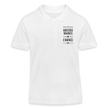 Großmütter / Oma / Mami / Großmutter / Mamy - Kinder Organic Poloshirt Mini Sprinter von Stanley/Stella - Weiß - Vorne