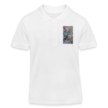 goutte - Polo enfant bio Stanley/Stella - blanc - Devant